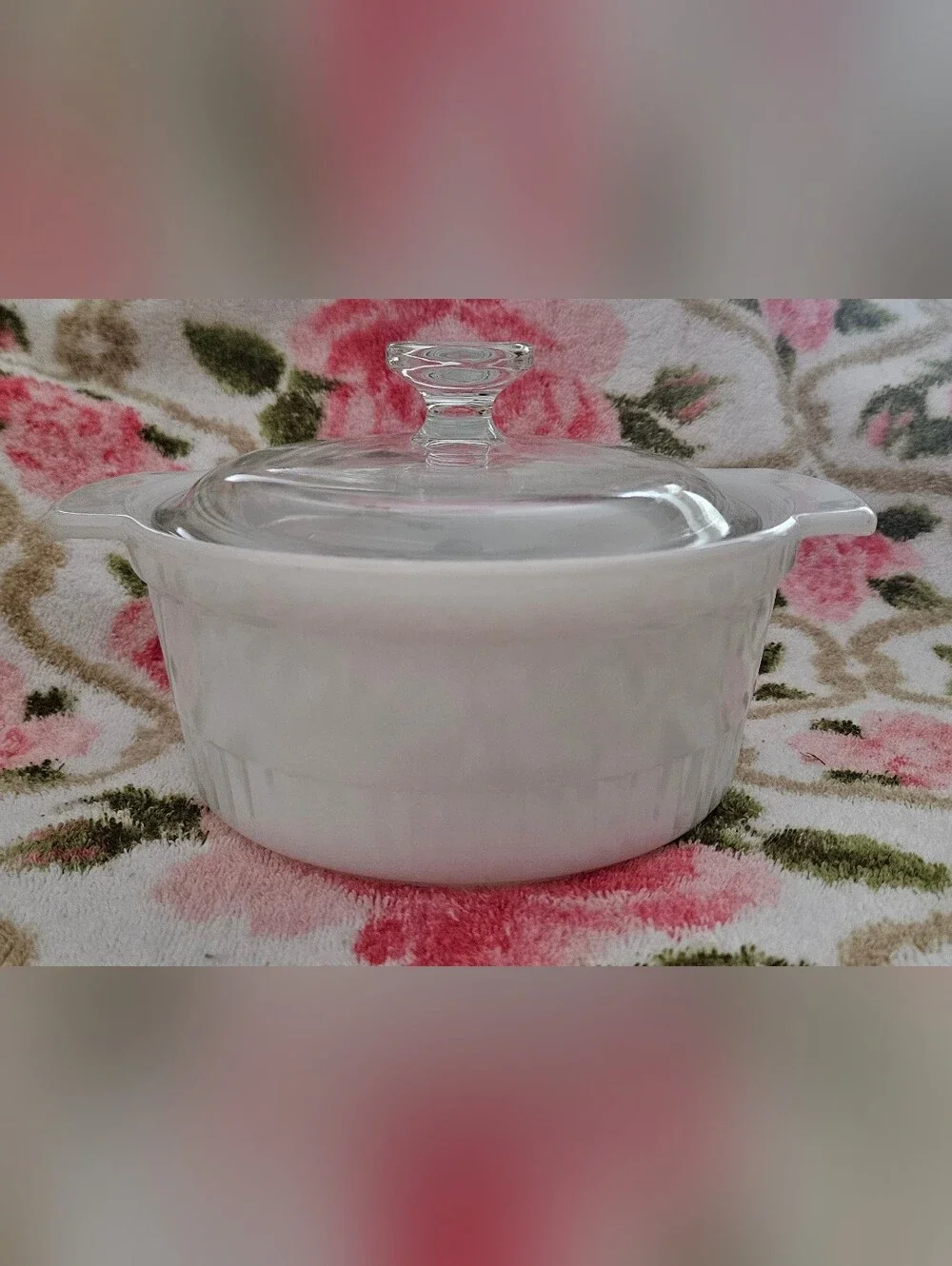 Fireking White Casserole 1 Quart